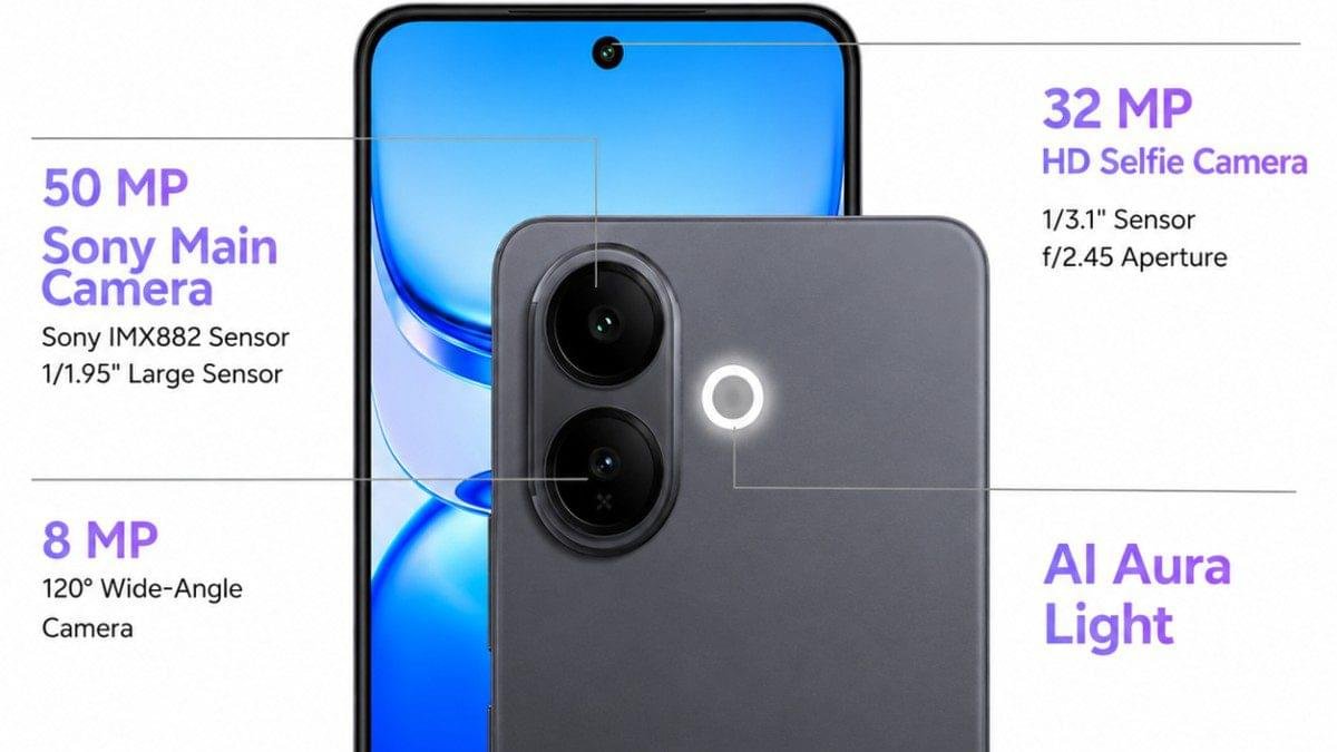 Vivo V70 Lite में 6500mAh बैटरी, 90W फास्ट चार्जिंग और 50MP कैमरा, जानें क्या है खास